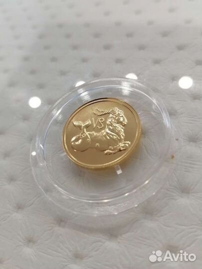 Козерог Золотая монета 