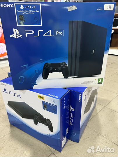 Приставки Sony PS4