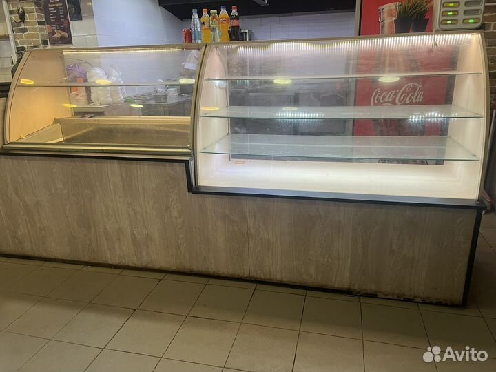 Витрина для пекарни бу