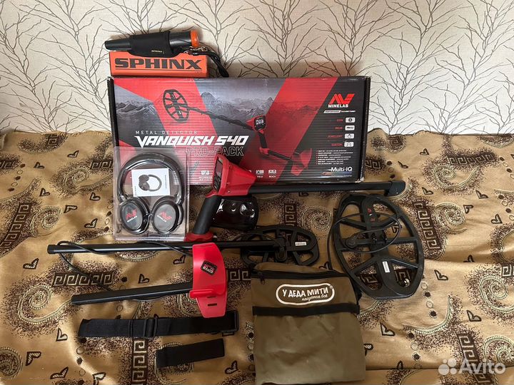 Металлоискатель Minelab vanquish 540 ProPack+пин
