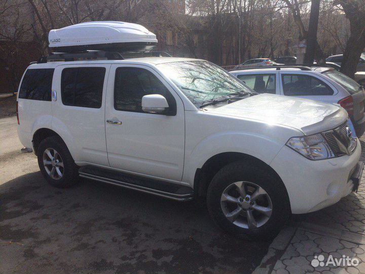 Автобокс багажник на крышу Nissan Pathfinder