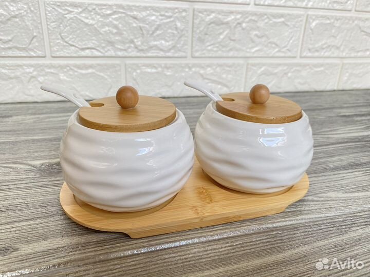 Набор сахарница и солонка
