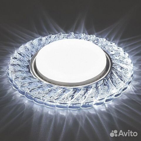 Светильник CD4021 GX53 прозрачный хром