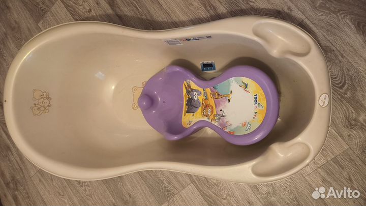 Детская ванночка для купания с горкой