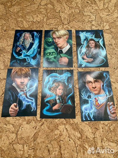 Открытки Гарри Поттер современная печать