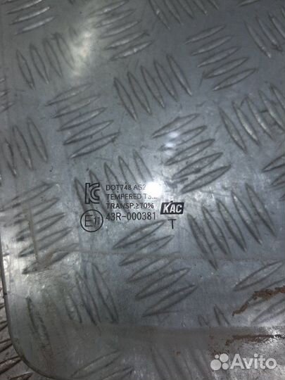 Стекло двери переднее правое Kia Rio QB