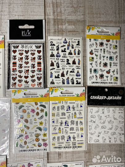 Слайдеры для ногтей наклейки для маникюра