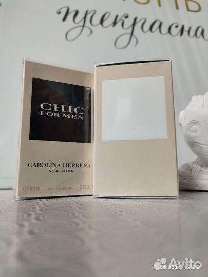Духи оригинал carolina herrera chic For Men