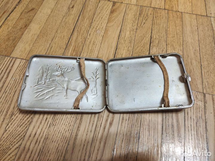 Портсигар с оленем СССР 1940х