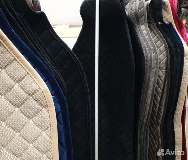 Накидки чехол на сидения алькантара велюр с боками