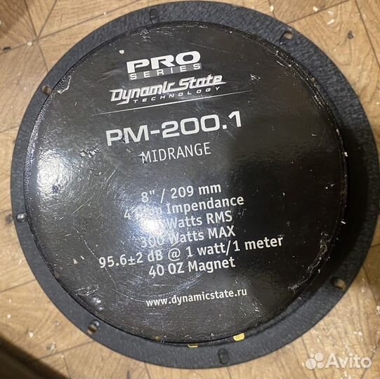 Динамики DST PM-200.1 мидбасс