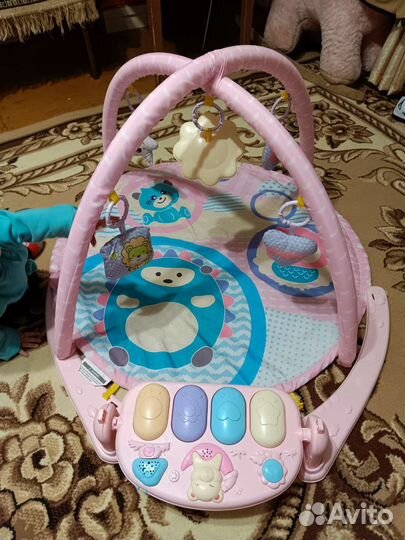 Детский развивающий коврик музыкальный