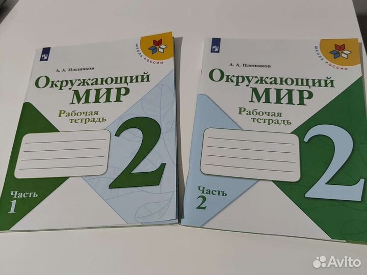 Рабочая тетрадь окружающий мир 2 части 2 класс