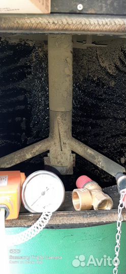 Твердотопливный котел длительного горения, б/у