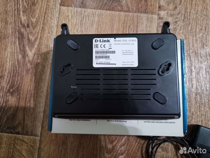 Продаю Adsl модем D-Link DSL-2740U Wi Fi роутер