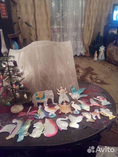 Игрушки ссср(стекло,картон) Лот10