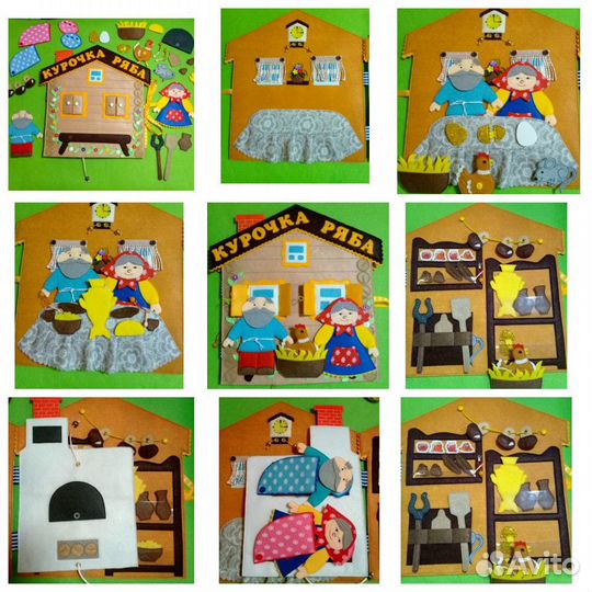 Развивающие книжечки из фетра на заказ