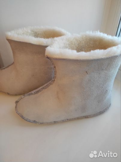 Чуни из натуральной овчины