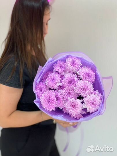 Хризантема кустовая цветы с доставкой Flowers 124