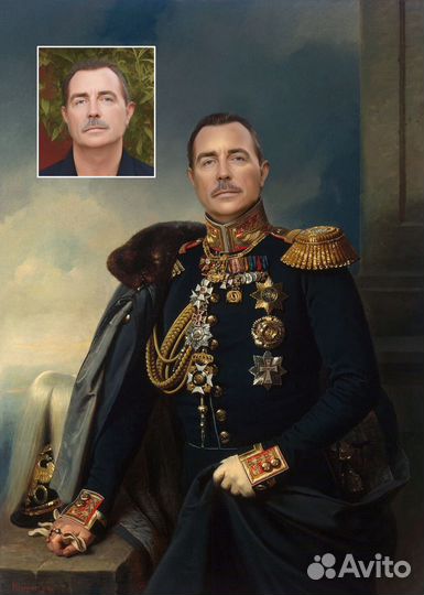 Портрет на холсте. Портрет по фото