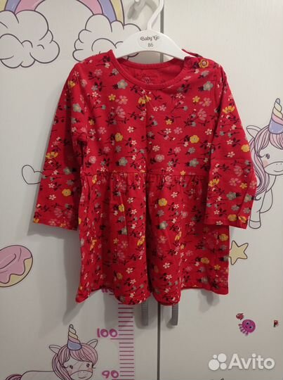 Платье для девочки 92