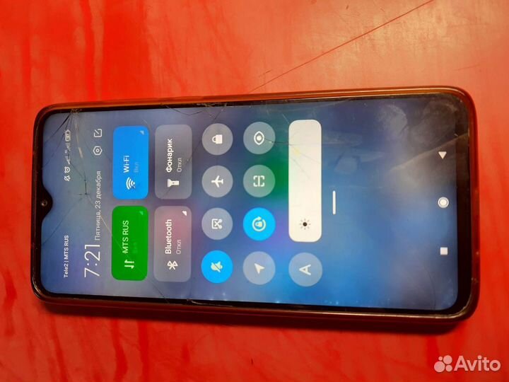 Xiaomi redmi note 8 pro с трещинами