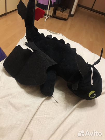 Дракон Беззубик мягкая игрушка детская 36,5 см