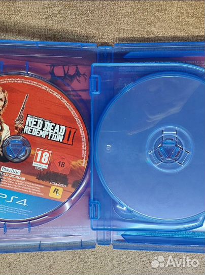 Диск RED dead redemption 2 ps4