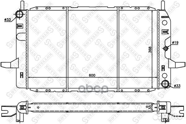 10-25819-SX радиатор системы охлаждения Ford S