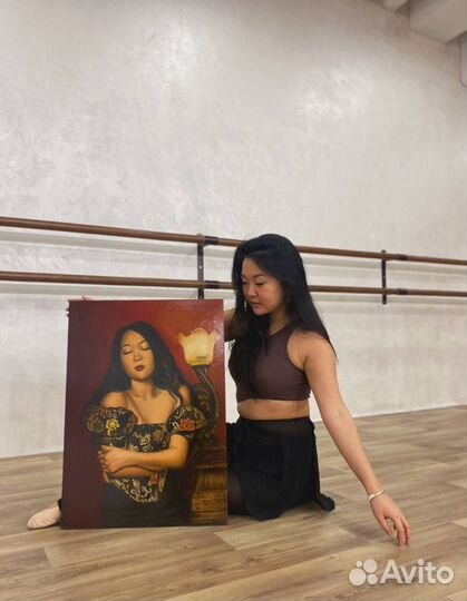 Портрет по фото маслом на холсте