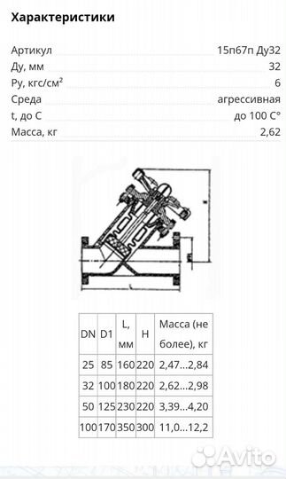 Вентиль клапан запорный сильфонный 15п67п Ду32