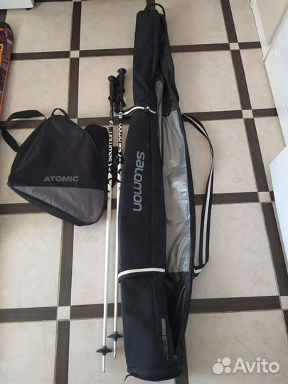 Комплект: горные лыжи head+ботинки head+палки+чехл