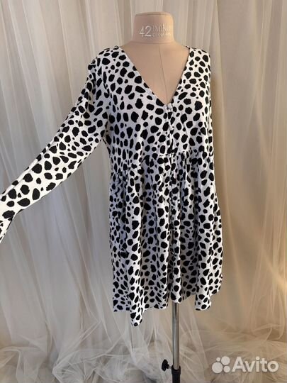 Платье весна лето с длинным рукавом 42 размер