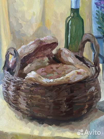 Картина маслом на холсте натюрморт