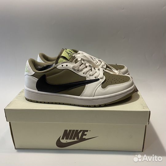 Кроссовки nike air jordan 1 low travis scott