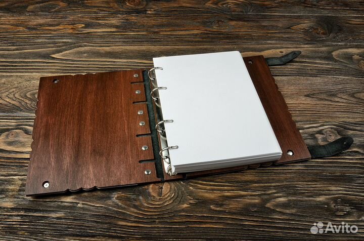 Блокноты из дерева с индивидуальным дизайном