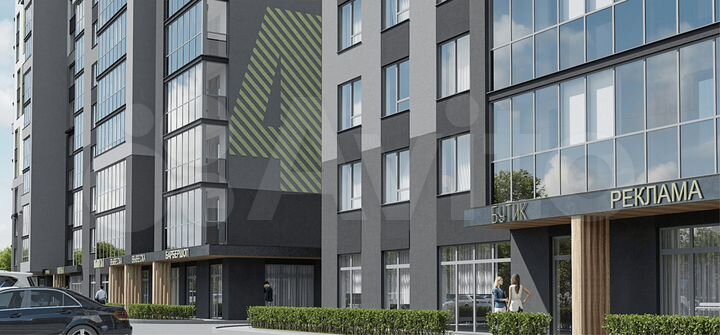 2-к. квартира, 64 м², 12/17 эт.