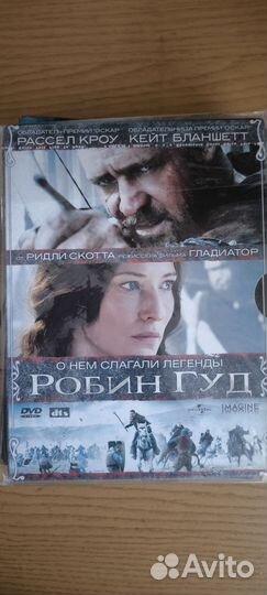 DVD диски с фильмами и мультиками (8 штук)