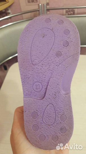 Ботинки натуральные кожанные для девочки