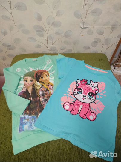 Детские вещи пакетом 110/116-122 девочка