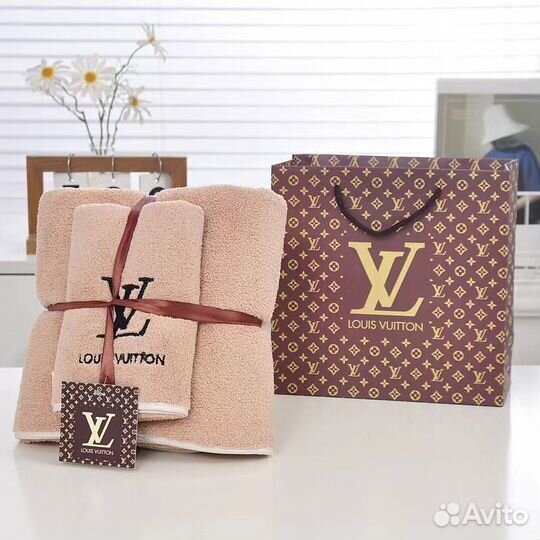 Набор из 2х банных полотенец Louis Vuitton