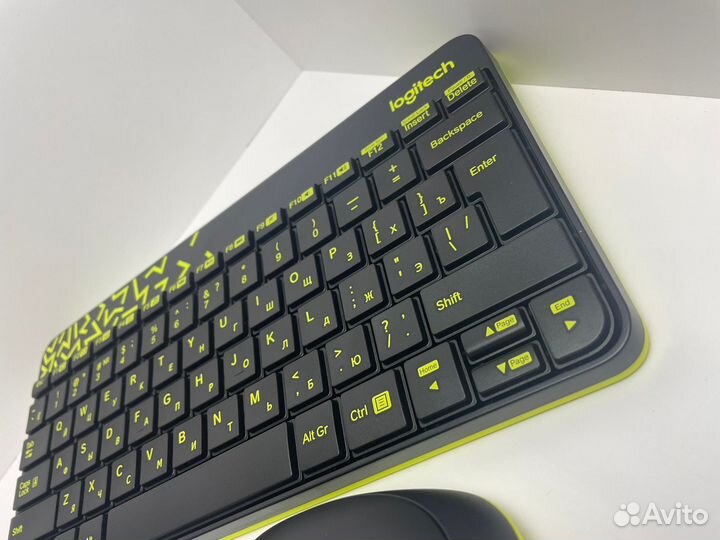 Logitech Mk 240 nano Черный