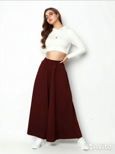 Брюки кюлоты женские 46