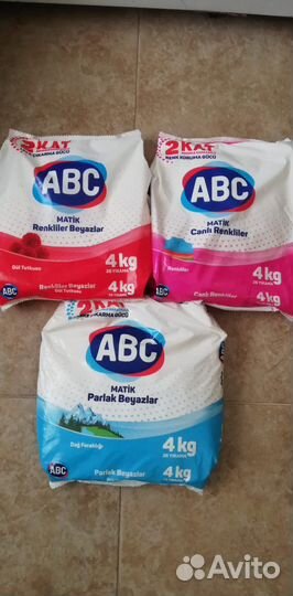 Стиральный порошок abc 4 кг