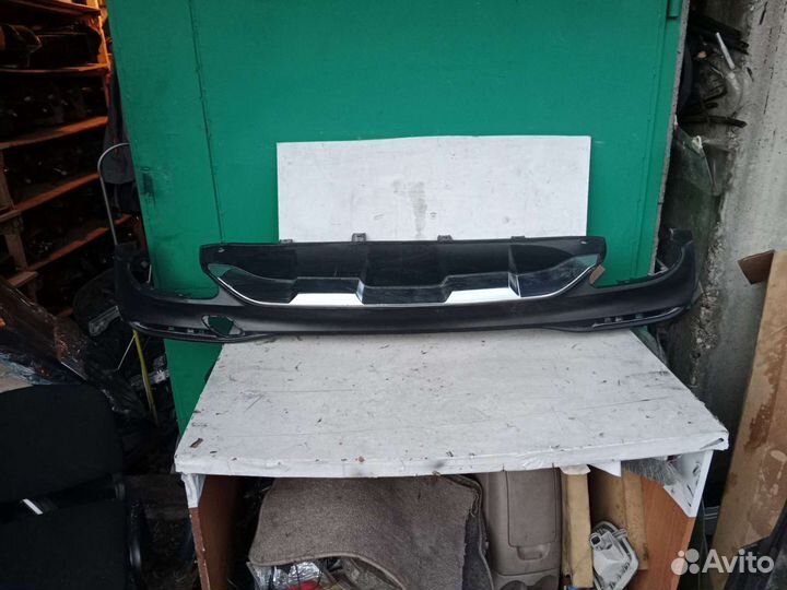 Юбка бампера задняя Mersedes GL W166 2013Н.в