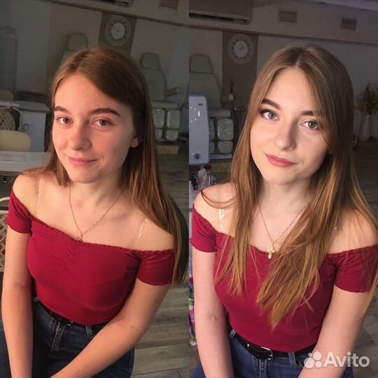Макияж Локоны