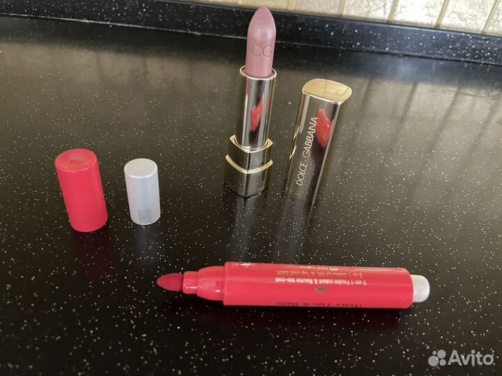 Dolce gabbana помада и блеск Clarins