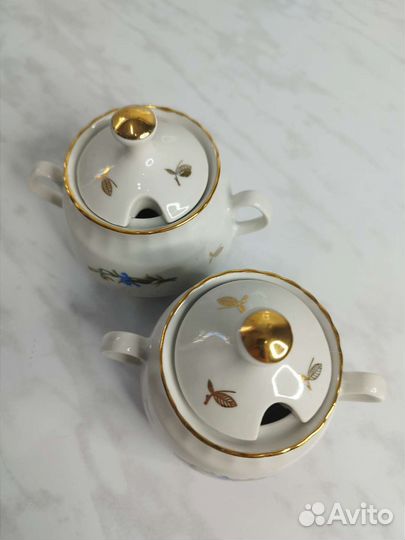 Сахарницы Рижского фарфорового завода СССР