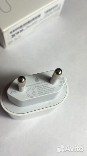 Быстрая зарядка apple usb c 20w блок питания
