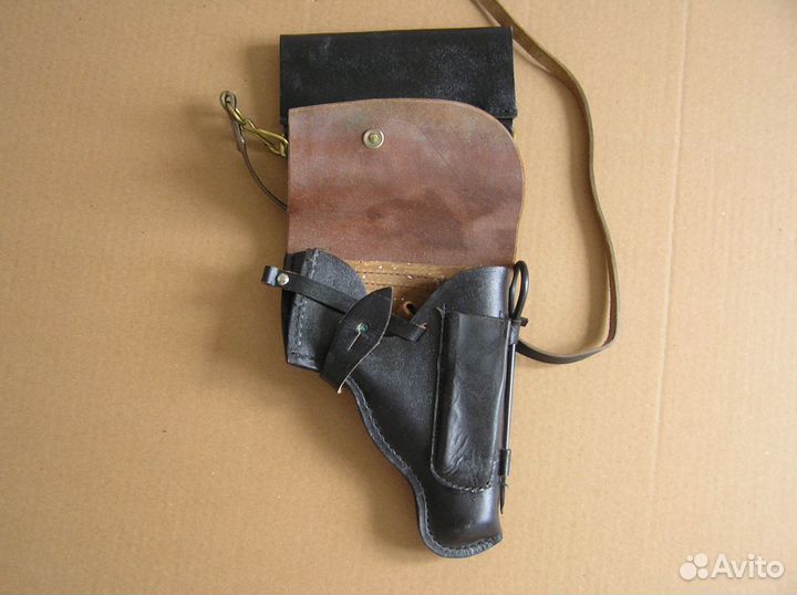 Кобура вмф Кожа Черная Пистолет пм Макаров